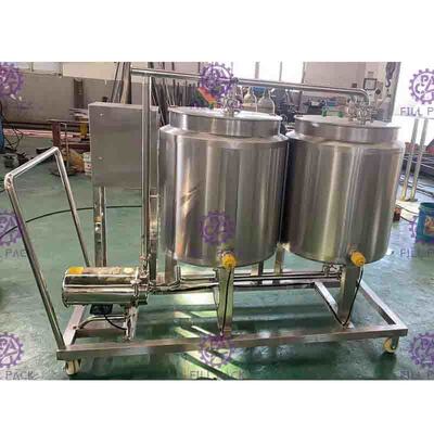 320kg เครื่องดื่มน้ำเชื่อมกรองสำหรับการประมวลผลอุปกรณ์ Soft Drink SUS304 1.5mm ชั้นเดียว