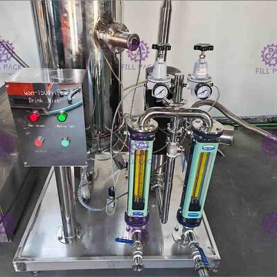 CO2 / น้ำเชื่อมเครื่องดื่มซอฟท์สายประมวลผลสำหรับการดื่มอัดลมระบบเติม