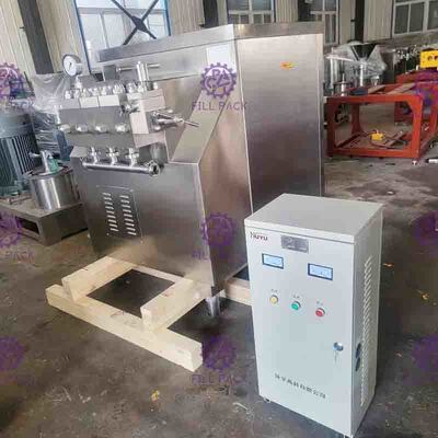 3000LPH 25MPa Microfluidics Homogenizer ความดันสูงสำหรับน้ำผลไม้