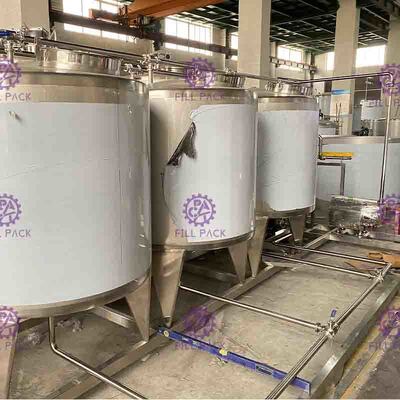 เครื่องดื่มชา 3000L/H อุปกรณ์เตรียมน้ำผลไม้ Plant System Blended Litchi Flavoured