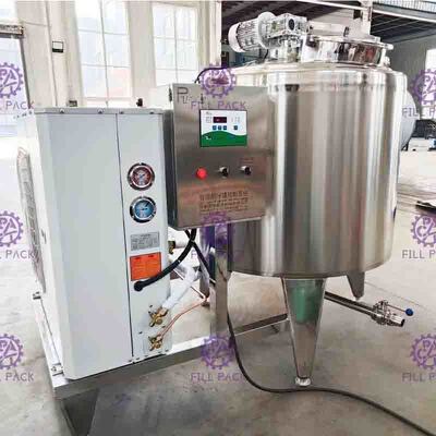 6000L Fresh Milk Direct Cooling ระบบตู้เย็น SUS304 Jacket ถังเก็บแนวนอน Type