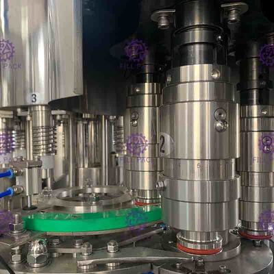 เครื่องบรรจุน้ำปลอดเชื้อความปลอดภัยสูง 0.5L ขวดพลาสติก Monoblock Aseptic 0.5MPA