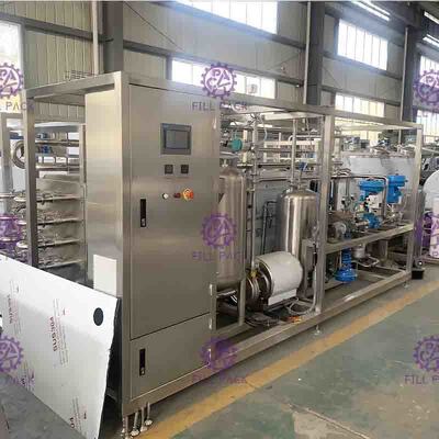 3T/H UHT Plate Type Sterilizer Machine ใช้งานง่าย
