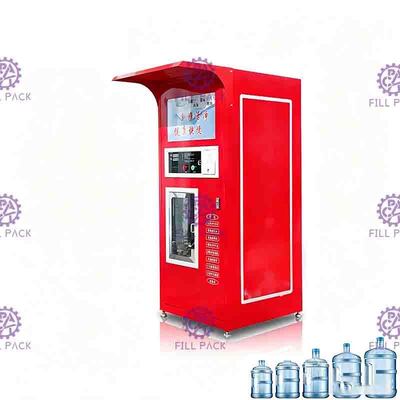 เครื่องจำหน่ายขวดน้ำบริสุทธิ์หยอดเหรียญและบิล 10 ลิตร/นาที 550W 0.5MPA