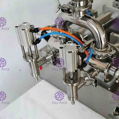 เครื่องบรรจุของเหลวกึ่งอัตโนมัติกึ่งอัตโนมัติขนาด 1000 มล