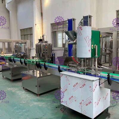 เครื่องบรรจุขวดน้ำบริสุทธิ์ 2 ลิตรอัตโนมัติ 2000BPH, เครื่องล้างขวดเติม Capper