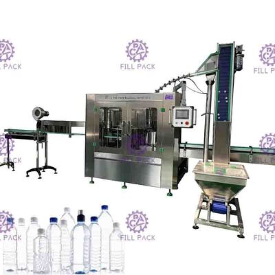 เครื่องบรรจุน้ำดื่มแร่ 3000BPH พร้อม PLC Control