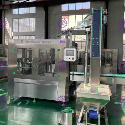 เครื่องบรรจุน้ำดื่มแร่ 3000BPH พร้อม PLC Control
