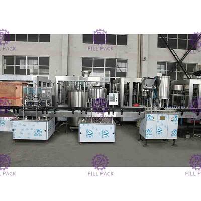 SUS304 / SUS316 เครื่องบรรจุขวดน้ำขนาดเล็กเพียวสายของเหลวบรรจุ