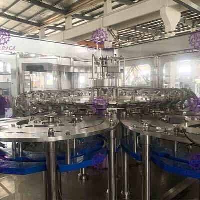 15000BPH 3 In 1 Monoblock Pure ดื่มขวด PET เครื่องบรรจุน้ำอุปกรณ์การผลิตสแตนเลส 304