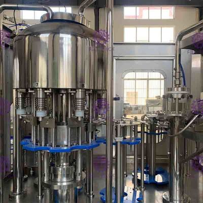 3000BPH 2L PET แร่บรรจุ Capping เครื่องติดฉลากสำหรับเครื่องดื่มไม่โซดา