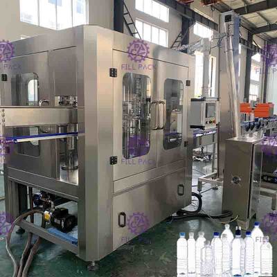 Non Soda 300BPH 2L Mineral Water Filling Line ที่มีความแม่นยำสูง