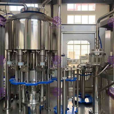 Non Soda 300BPH 2L Mineral Water Filling Line ที่มีความแม่นยำสูง