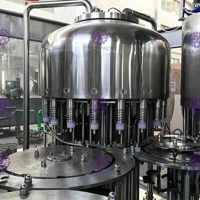 6000BPH 2000ml อัตโนมัติ 3 ใน 1 เครื่องบรรจุน้ำบริสุทธิ์