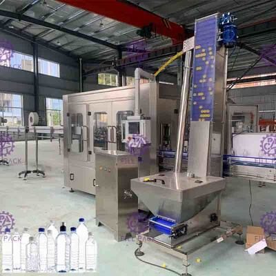 เครื่องบรรจุน้ำแร่ Monoblock 3 ใน 1 เครื่องล้างขวดพลาสติก 10,000BPH