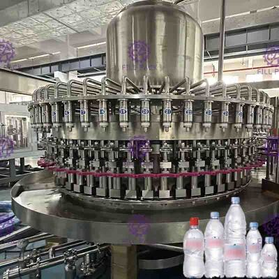 25000BPH เครื่องบรรจุขวดน้ำด้วยซีเมนส์ PLC และสองชิ้นก่อสร้าง