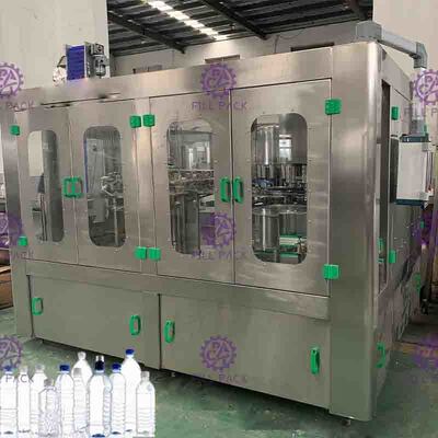 เครื่องบรรจุน้ำแร่ความเร็วสูง, เครื่อง Monoblock อัตโนมัติ 18 หัว
