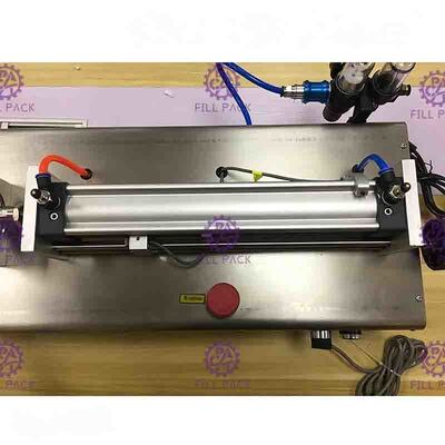 0.6mpa เครื่องบรรจุของเหลวแบบนิวแมติกวางหัวเดียว