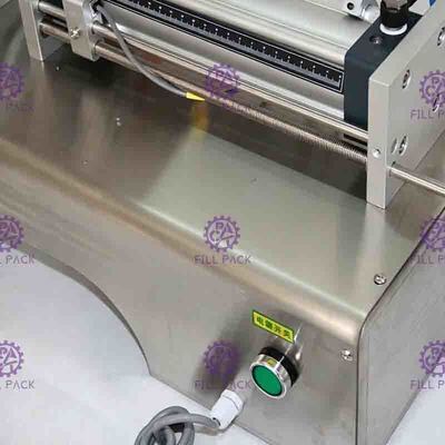 0.6mpa เครื่องบรรจุของเหลวแบบนิวแมติกวางหัวเดียว