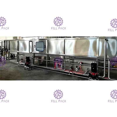 20000BPH เครื่องบรรจุร้อนอัตโนมัติ Pasteurizer Cooling อุปกรณ์อุโมงค์