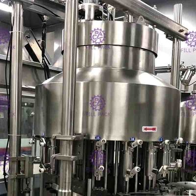 เครื่องบรรจุน้ำผลไม้อัตโนมัติ 4 ใน 1 ขวด PET Monoblock Pulp Fruit Granule