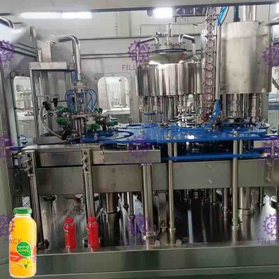 ระบบอุปกรณ์บรรจุขวดเครื่องดื่มรวมศูนย์ 8000BPH