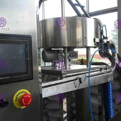 Monoblock Liquid Filling Machine, 5 In 1 ฟิลเลอร์ขวดน้ำผลไม้เยื่อกระดาษพลาสติก