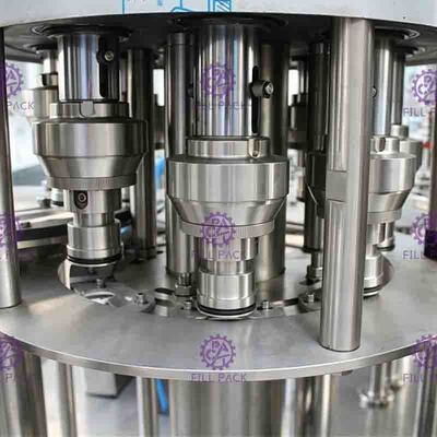 4 in 1 ขวดพลาสติกเหลวฟิลเลอร์เครื่องควบคุม PLC ด้วยหน้าจอสัมผัส