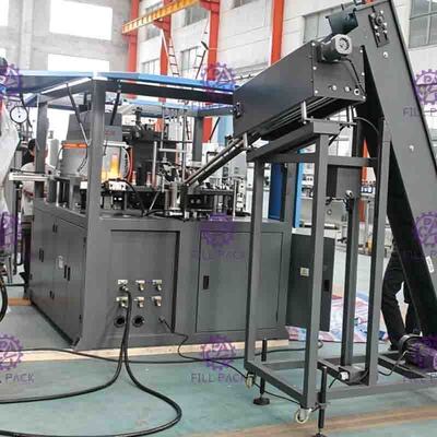 เครื่องเป่าขวด PET ขนาด 0.1-2 ลิตรสองช่องสำหรับสายการผลิตน้ำผลไม้