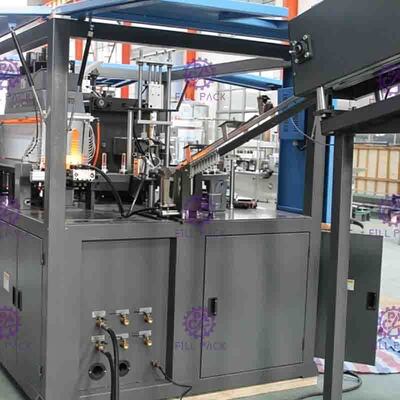 เครื่องเป่าขวด PET ขนาด 0.1-2 ลิตรสองช่องสำหรับสายการผลิตน้ำผลไม้
