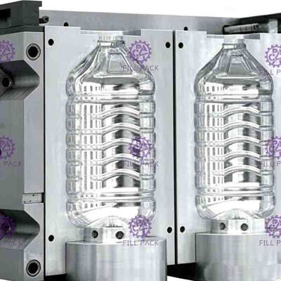 3 L 1500b / H เครื่องเป่าขวดพลาสติกสำหรับควบคุมขวด PET, PLC Control