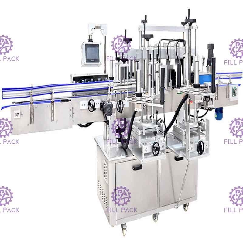 ฉลากติดฉลากขวดกาวสองหรือสามด้านเครื่องจักรอุปกรณ์สายโรงงาน