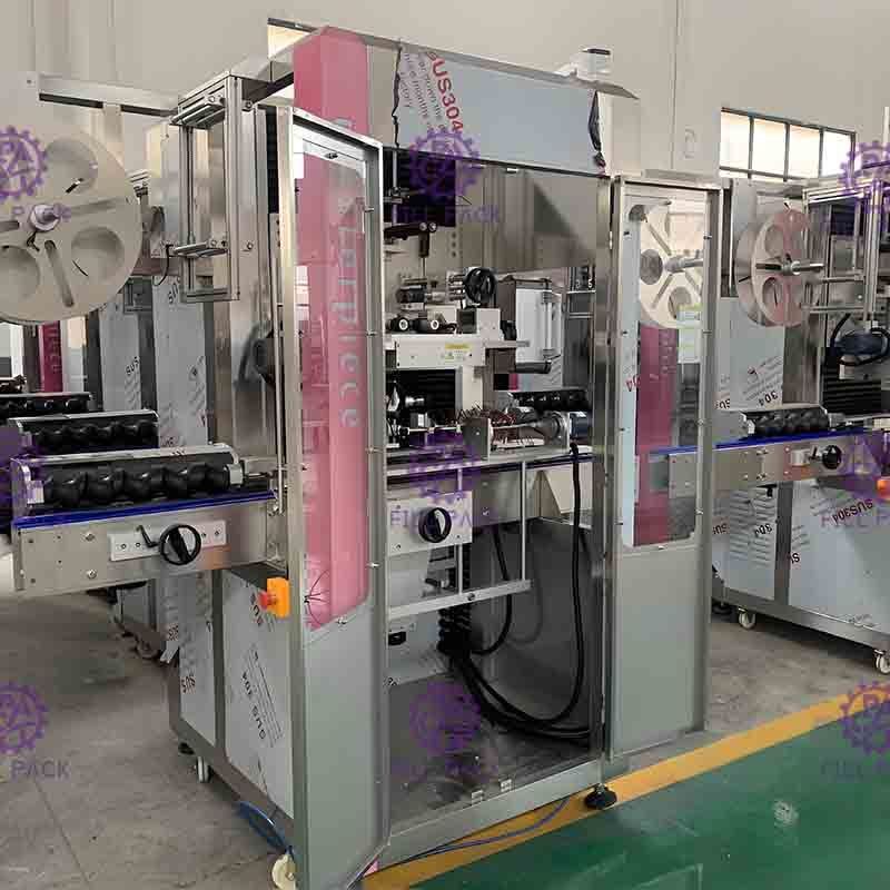 100-200BPM เครื่องฉลากขวดน้ำผลไม้ด้วยหน้าจอสัมผัสแบบปรับได้