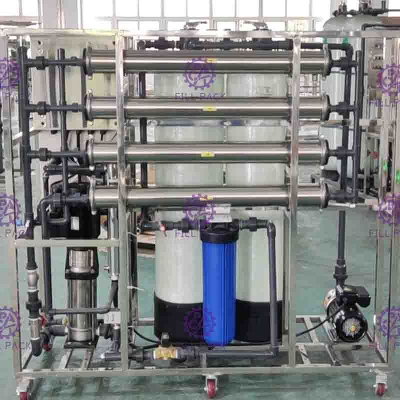 ระบบบำบัดน้ำดื่มสแตนเลส 500lph พร้อมเมมเบรน 4040