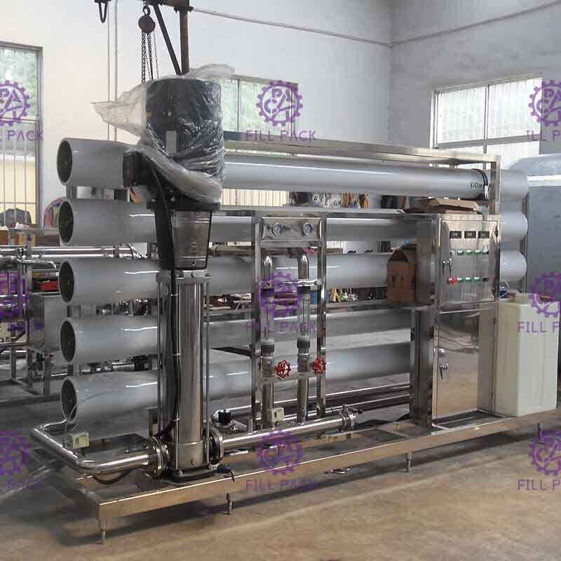 ระบบบำบัดน้ำเสียแบบ Ultra Filtration 12000 L / H / ระบบ Reverse Osmosis Water Ro