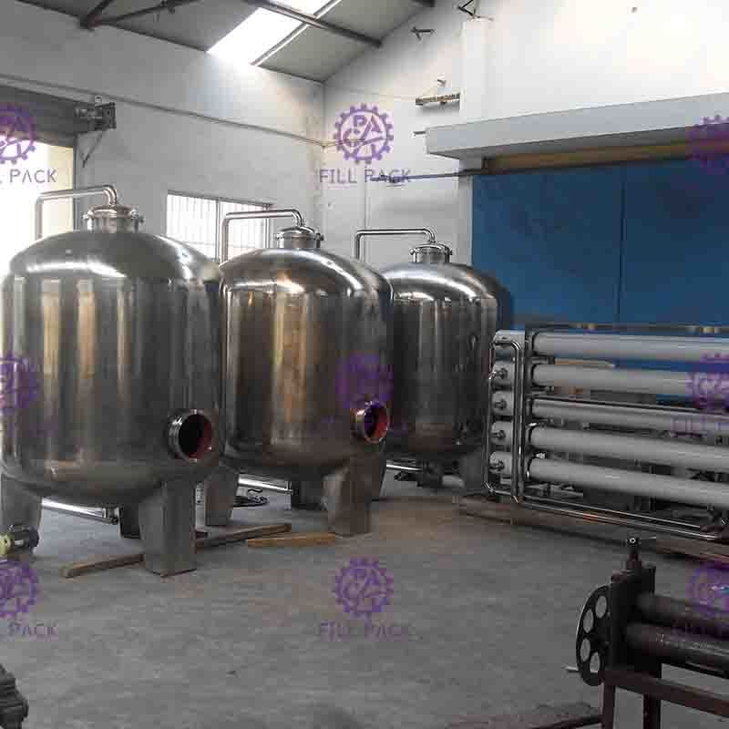 3.15kw ไฟฟ้าน้ำบริสุทธิ์ระบบ RO ย้อนกลับ Osmosis กรองน้ำ 3000L / H