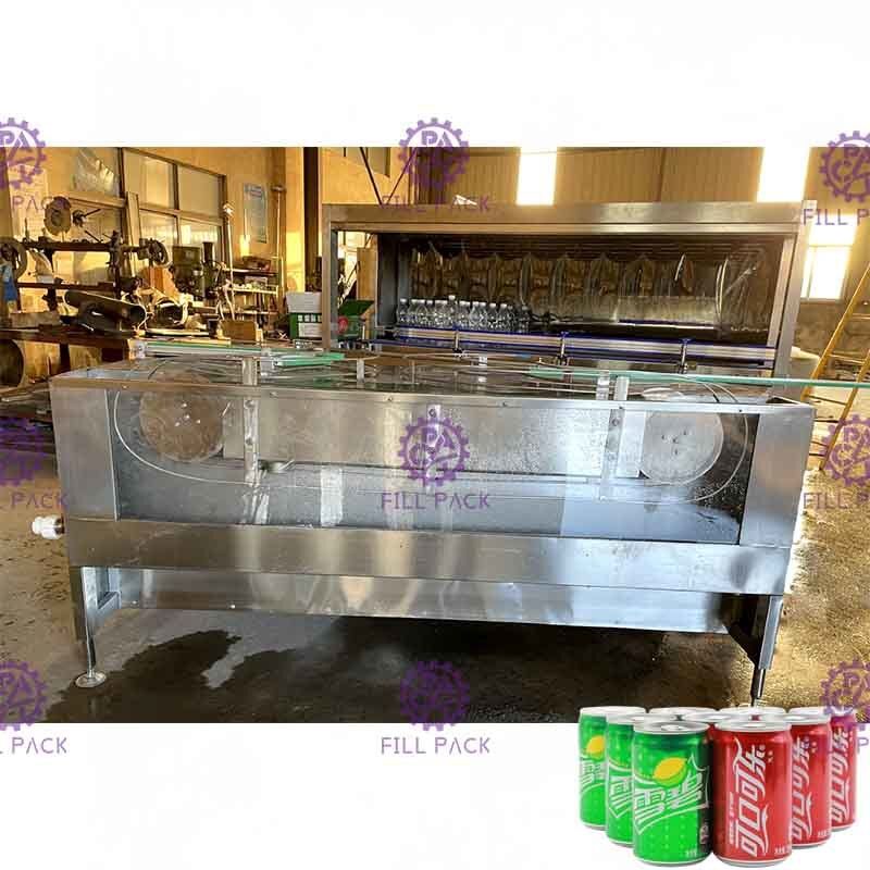 เครื่องซักผ้าแม่เหล็ก 2000BPH กระป๋องบรรจุและปิดผนึกเครื่อง SUS304