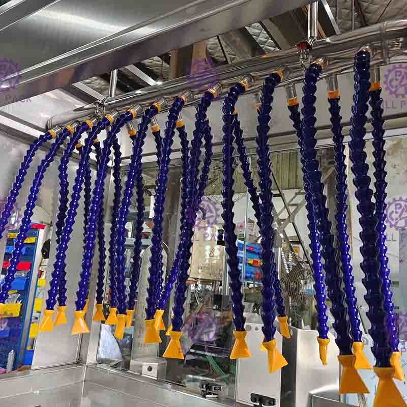 7.5kW ฝุ่นขวดเครื่องเป่าลมสำหรับการลบความชื้นขวดของสายการประมวลผลเครื่องดื่ม