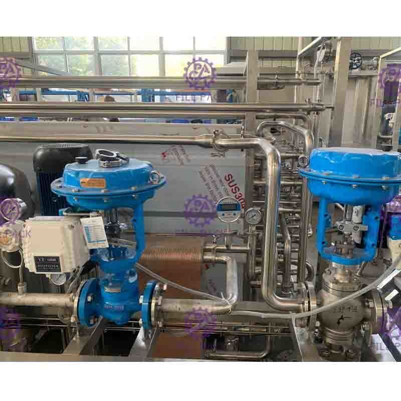 3T/H UHT Plate Type Sterilizer Machine ใช้งานง่าย