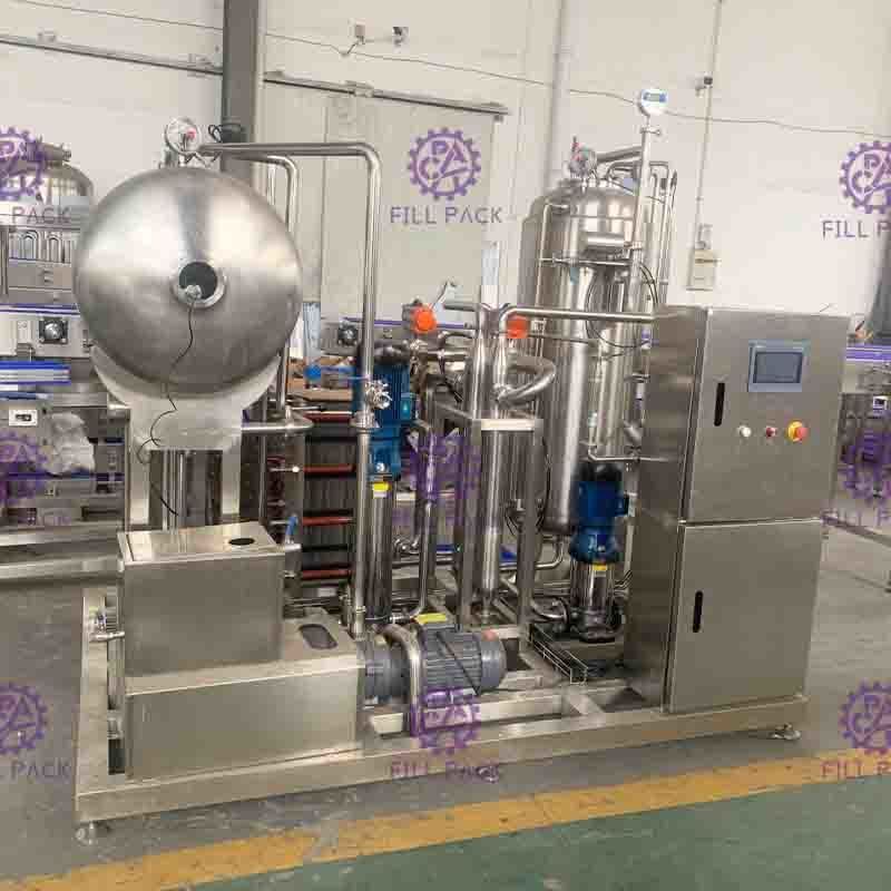 1000L / H SUS304 เครื่องดูดฝุ่นสำหรับอุปกรณ์แปรรูปน้ำผลไม้