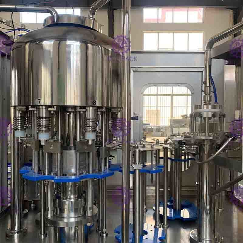 Non Soda 300BPH 2L Mineral Water Filling Line ที่มีความแม่นยำสูง