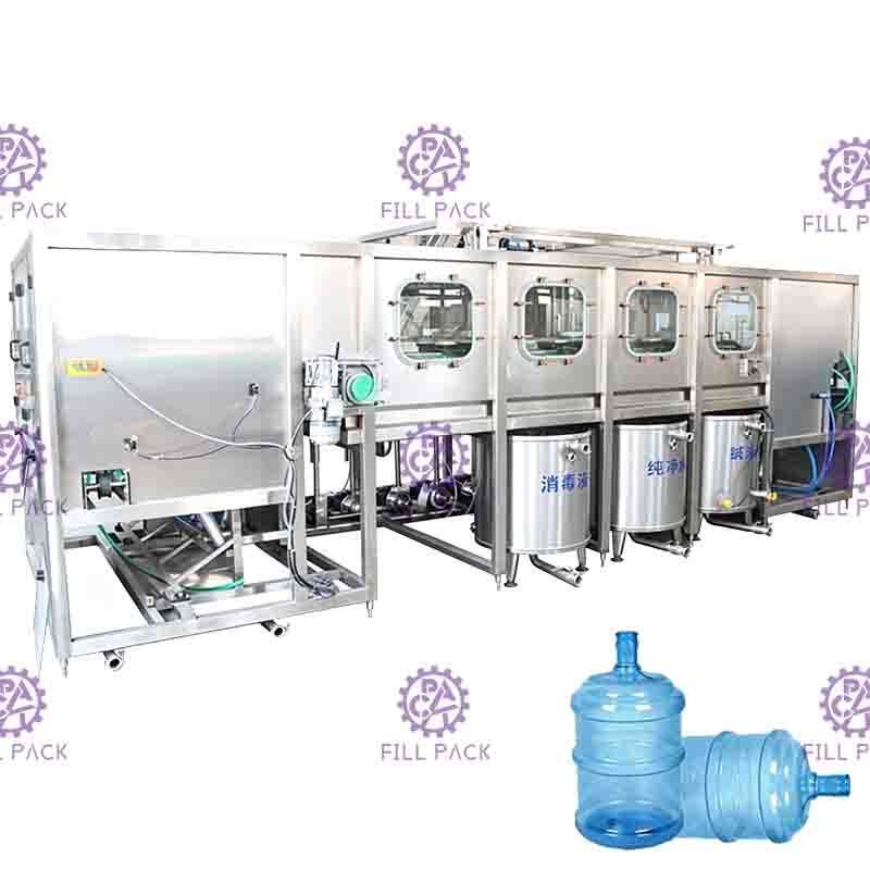 3/5 แกลลอน / 20L ขวดน้ำเครื่องซักผ้าฟิลเลอร์ Capper อุปกรณ์ / โรงงาน / เครื่อง / ระบบ / สาย