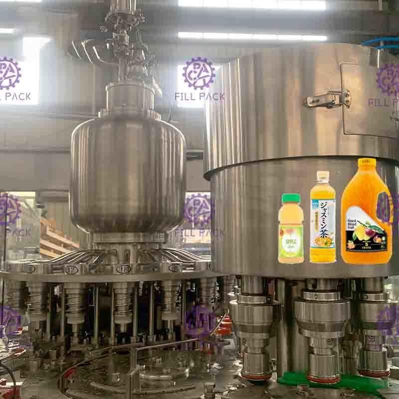 Monoblock 3 in 1 Hot Filling Machine เหมาะสำหรับบรรจุขวดน้ำผลไม้