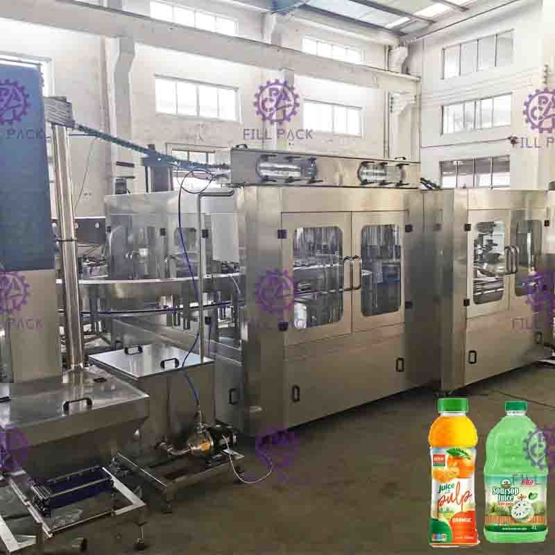 Monoblock Washing Juice Filling Machine CGF32-32-10 อุปกรณ์ขวดพลาสติก