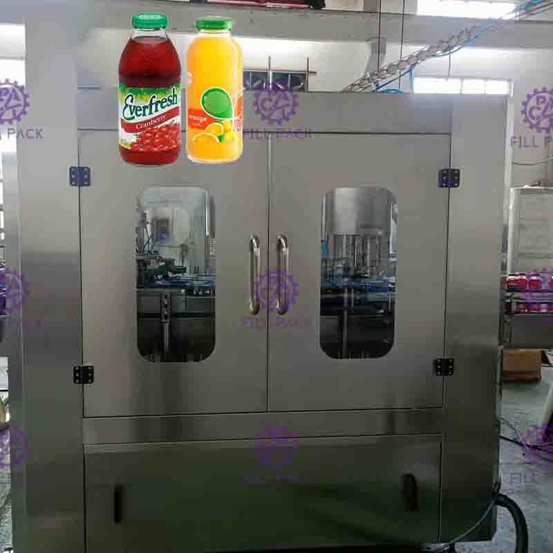 เครื่องบรรจุน้ำส้มอัตโนมัติ 3 In 1 พร้อมฝาเกลียว TWIST OFF