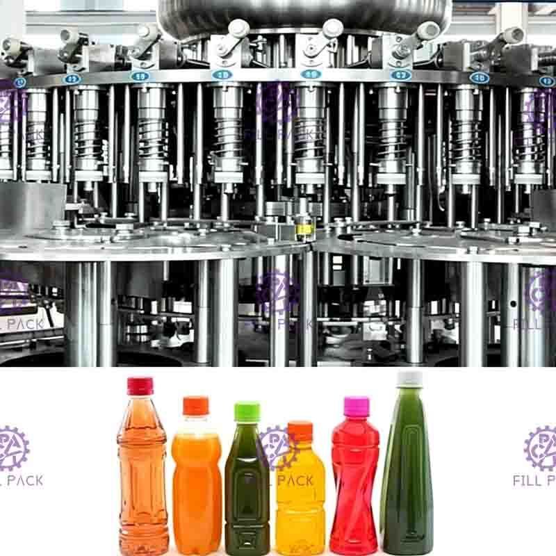 SUS304 เครื่องบรรจุน้ำผลไม้ขวดแก้ว 2 ลิตร 4000BPH พร้อม Homogenizer