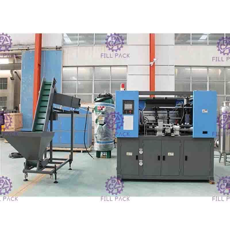 2L 2000BPH เครื่องเป่าขวดอัดลม Double Cavity Automatic